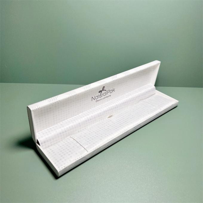 O melhor plutônio elegante da caixa de presente do bracelete cobre Logo Jewelry Box feito sob encomenda para a caixa Ring Earring Bangle Necklace do bracelete