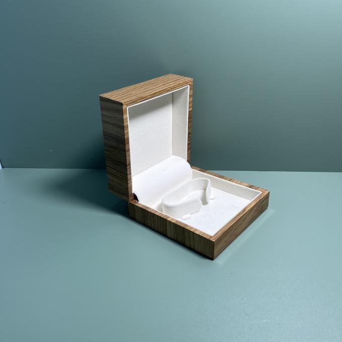 Fabrica a guarda-joias de papel de madeira feita sob encomenda para o presente da colar de Ring Earring Pendant Bangle Bracelet