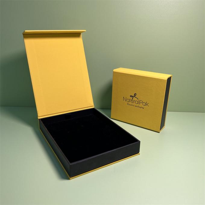 Caixa de cartão especial feita sob encomenda do papel de toque com o magnético para a colar de Ring Earring Pendant Bangle Bracelet