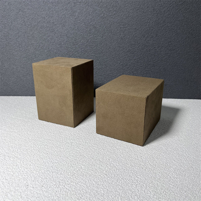 Busto pequeno médio do manequim da joia do suporte do suporte da colar de Microfiber de veludo de Brown