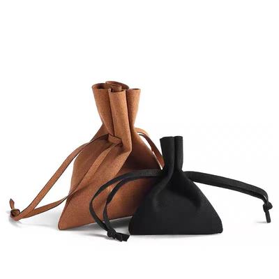 Malote preto branco de Microfiber dos óculos de sol de Brown com cordão