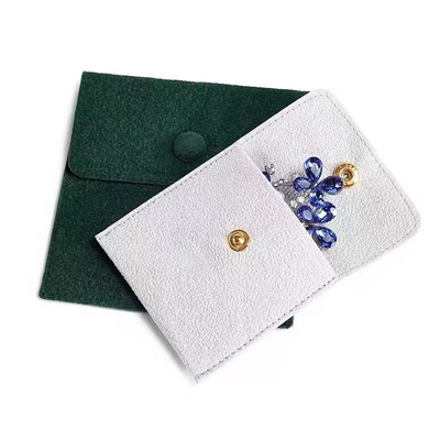 Colar pequena feita sob encomenda do malote de Logo Velvet Jewelry Packaging Bag