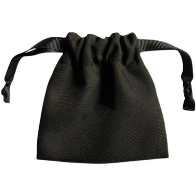 Malote feito sob encomenda da joia de Logo Drawstring Jewelry Pouch Cotton com fita do Grosgrain
