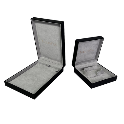 O GV ROHS dois protege o bloco do presente do relógio do papel de Gray Bracelet Presentation Box Soft
