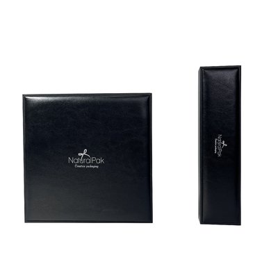 Caixa de empacotamento de couro feita sob encomenda do plutônio para o presente do relógio da joia do bracelete de Ring Earring Pendant Necklace Bangle
