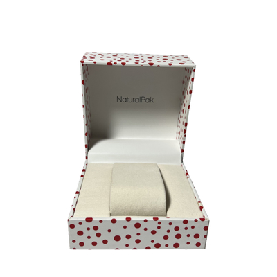 A polca Dot Wrist Watch Packaging Boxes de duas partes tira o empacotamento do presente do cartão