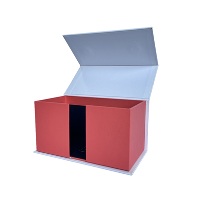 Matte White Collapsible Magnetic Gift encaixota o grande empacotamento rígido do cartão