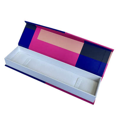 Cartão pequeno Ring Boxes For Girls da guarda-joias magnética geométrica do fechamento do teste padrão