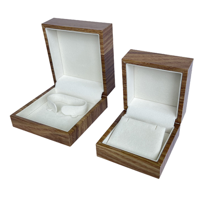 Fabrica a guarda-joias de papel de madeira feita sob encomenda para o presente da colar de Ring Earring Pendant Bangle Bracelet