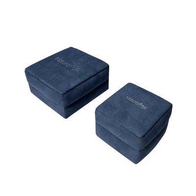 Pale Blue Luxury Jewelry Packaging encaixota a caixa de presente decorativa do brinco do bracelete da colar