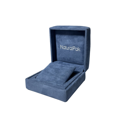 Pale Blue Luxury Jewelry Packaging encaixota a caixa de presente decorativa do brinco do bracelete da colar