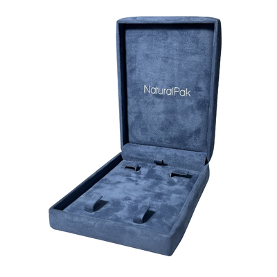 Pale Blue Luxury Jewelry Packaging encaixota a caixa de presente decorativa do brinco do bracelete da colar