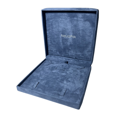 Pale Blue Luxury Jewelry Packaging encaixota a caixa de presente decorativa do brinco do bracelete da colar