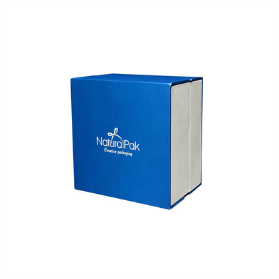Guarda-joias de empacotamento da caixa de Sapphire Blue Plastic Luxury Watch para colares e brincos