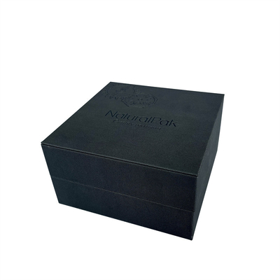 A caixa de empacotamento do relógio de pulso de madeira de creme do plutônio gravou Logo Watch Box For Men