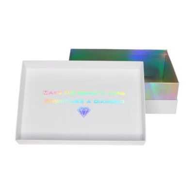 Caixa de empacotamento de papel impressa de 11*158*36mm costume branco para o presente