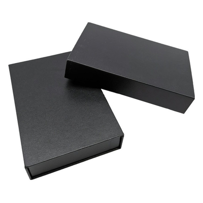O preto de Debossed Logo Luxury Folding Gift Boxes imprimiu a caixa de apresentação de papel