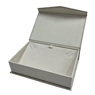 Caixa magnética de Matt Lamination Folding Paper Gift com logotipo de revestimento UV preto lustroso