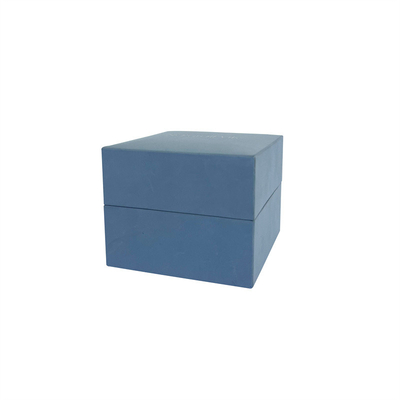 Caixas de embalagem de relógio de pulso personalizado azul OEM quadrado