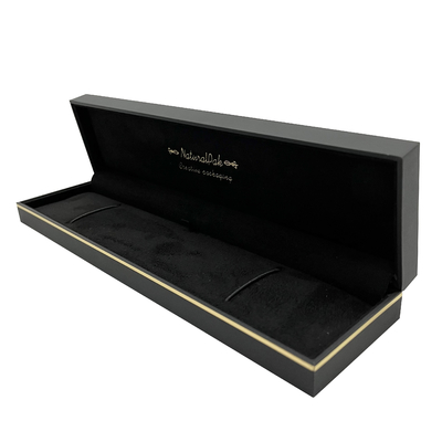 Caixas de empacotamento da joia luxuosa do teste padrão do ouro envolvidas pelo papel especial