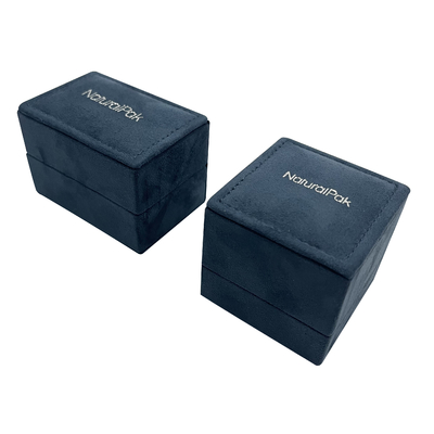 Caixas de empacotamento da joia luxuosa de veludo da parte alta para o presente do relógio