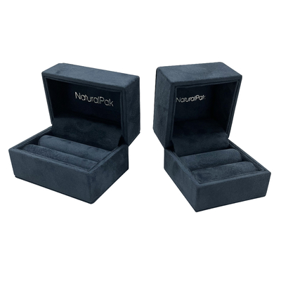 Caixas de empacotamento da joia luxuosa de veludo da parte alta para o presente do relógio
