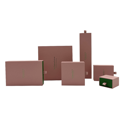 Logo Luxury Jewelry Packaging Boxes personalizado com punho da fita