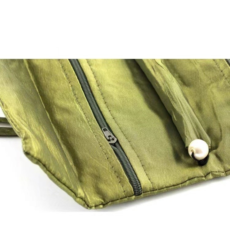 O ODM do OEM rola acima o organizador Suede Jewellery Rolls da joia do curso para viajar